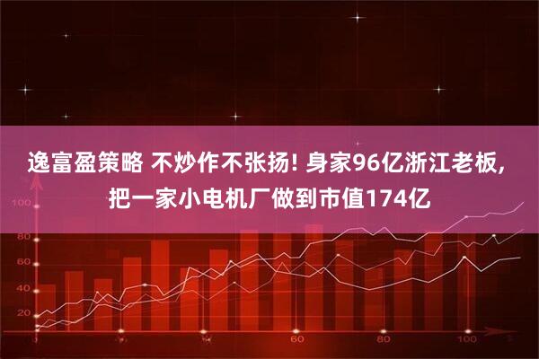 逸富盈策略 不炒作不张扬! 身家96亿浙江老板, 把一家小电机厂做到市值174亿